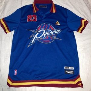 Black Pyramid Cleveland Cavaliers #23 Streetwear Jersey Polo Shirt